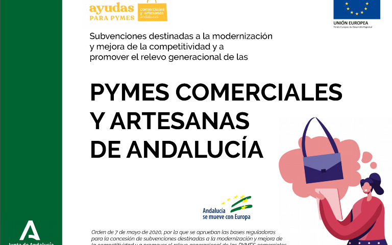 Subvenciones para PYMES comerciales y artesanas de Andalucía