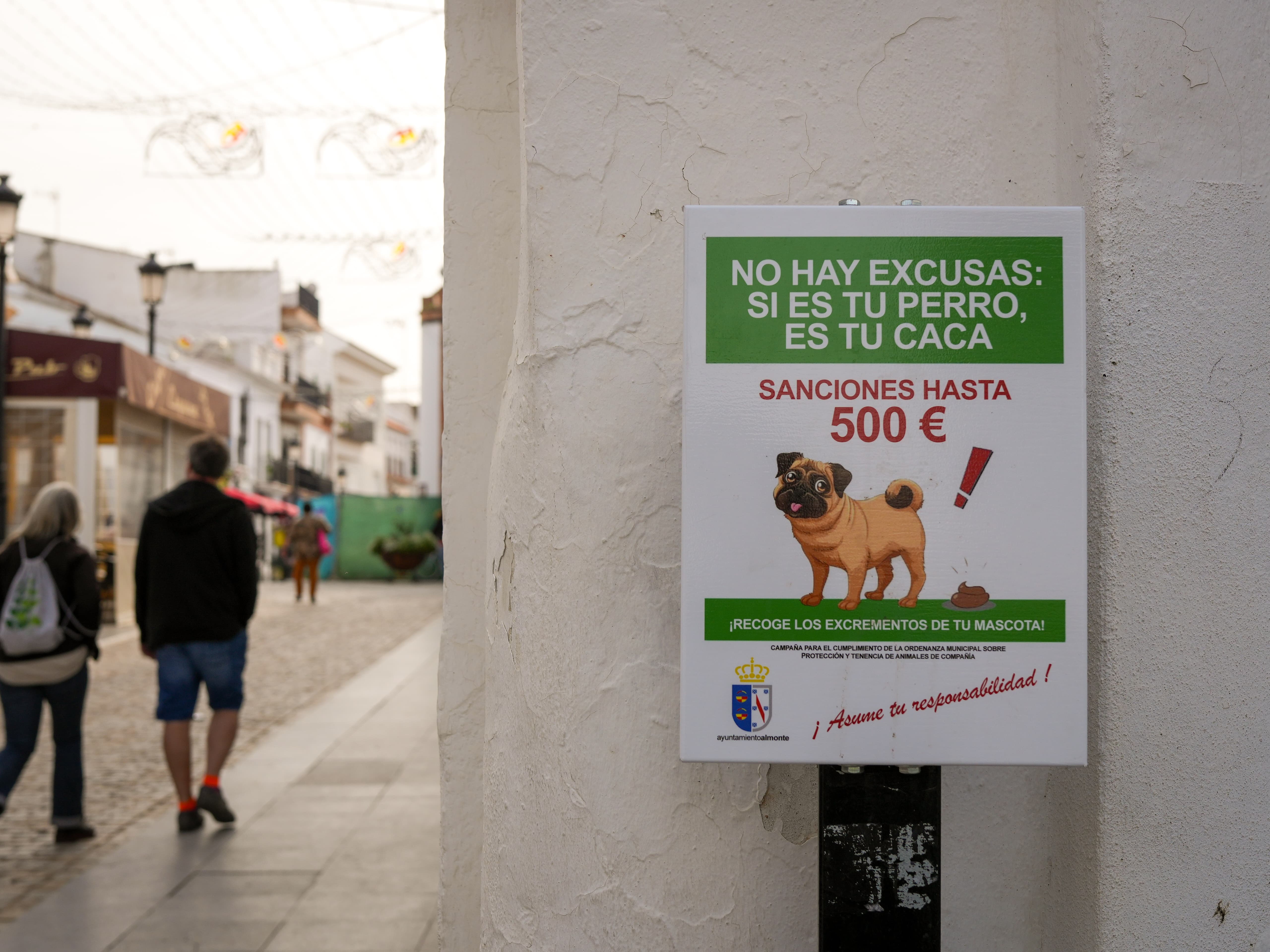 ADN Canino. Almonte impulsa una campaña de concienciación para la limpieza de excrementos de los perros