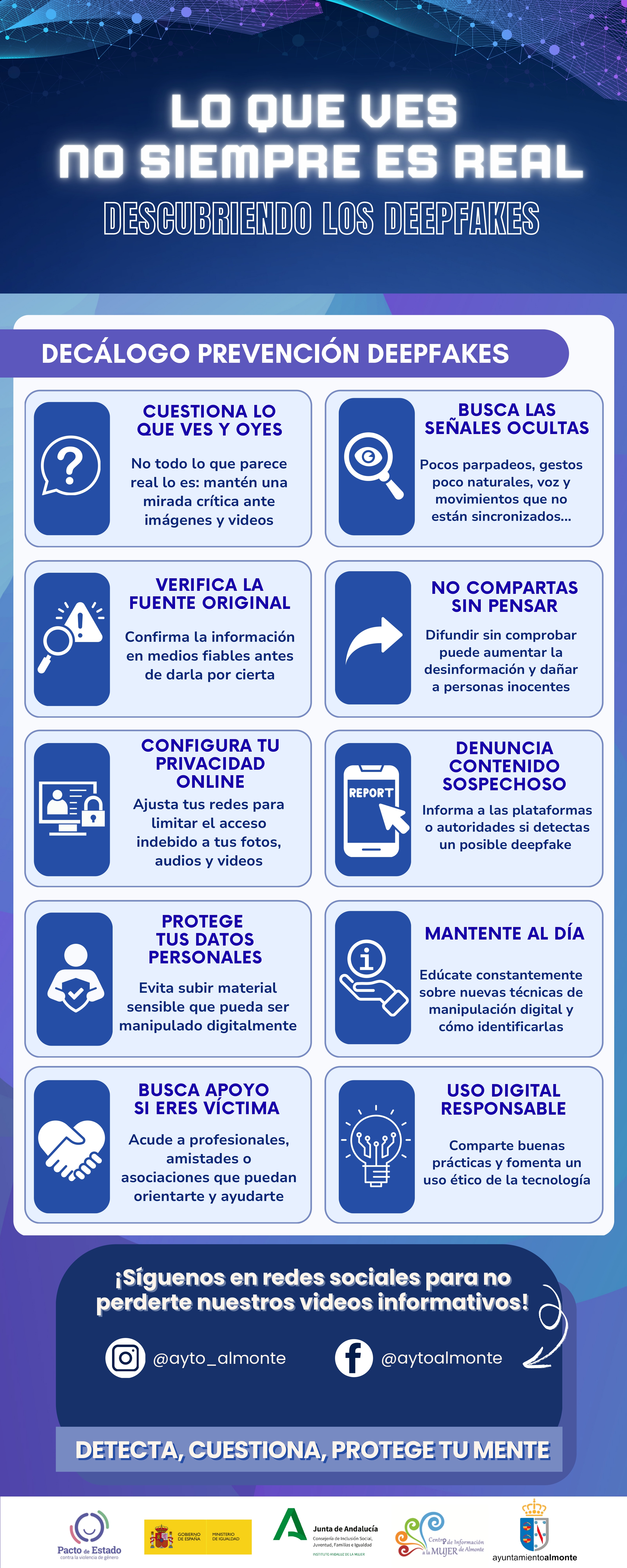 Decálogo infografía Ayto. Almonte