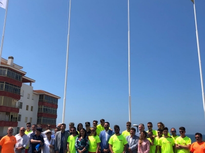 Izado Bandera azul 3