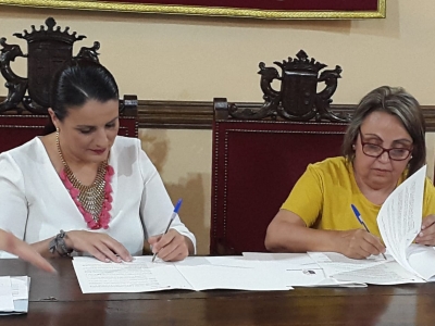 Convenio con Rocío para el Sáhara 1