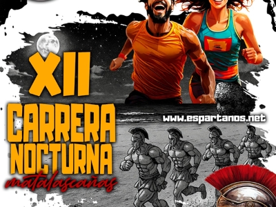 Cartel XII Carrera Nocturna Matalascañas