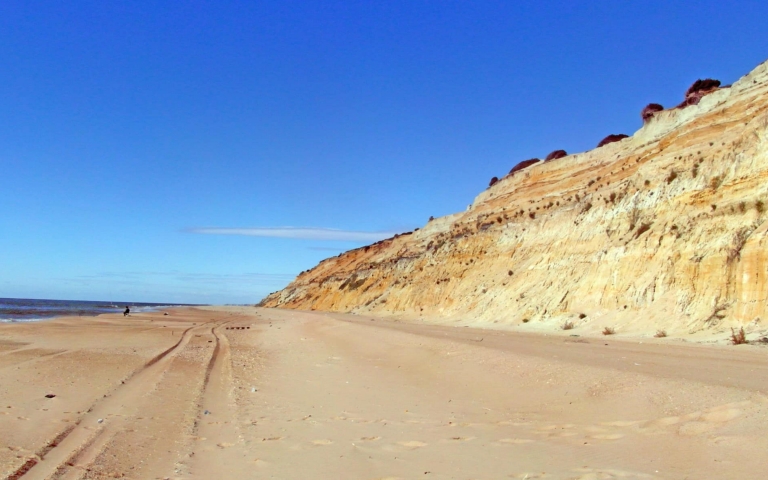 El Ayuntamiento de Almonte alerta del retroceso del Acantilado del Asperillo y la situación de los habitantes de su entorno