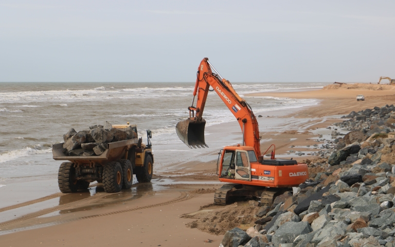 Almonte avanza en las actuaciones de Caño Guerrero y refuerza la coordinación institucional ante la situación del litoral de Matalascañas