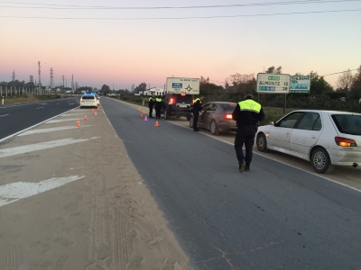 Controles alcoholemia en El Rocio
