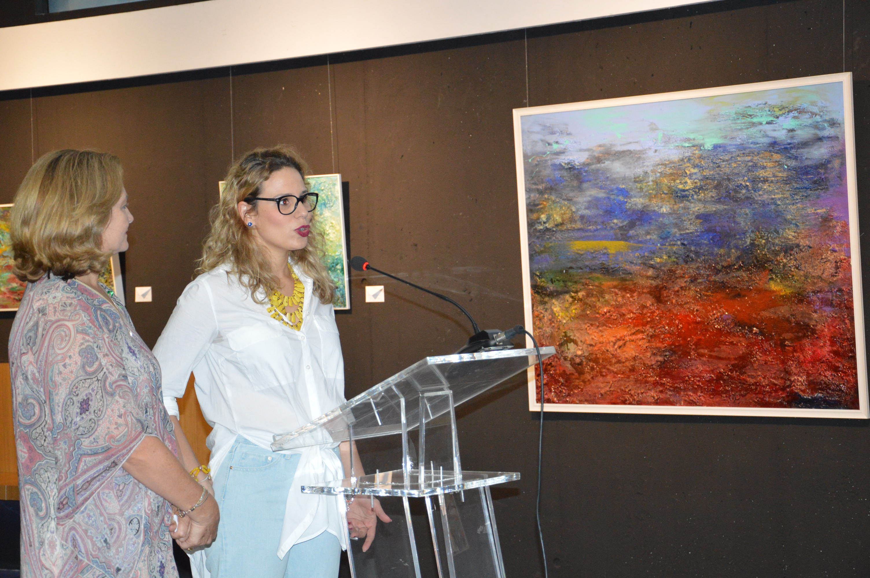 Inaug exposición ONUBA de Mónica Torre