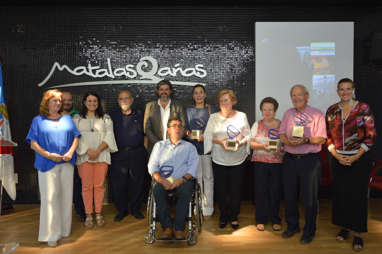 Foto de grupo acto Pioneros de Matalascañas