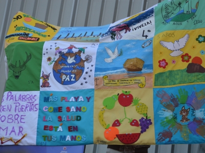 La bandera Matalascañas Saludable