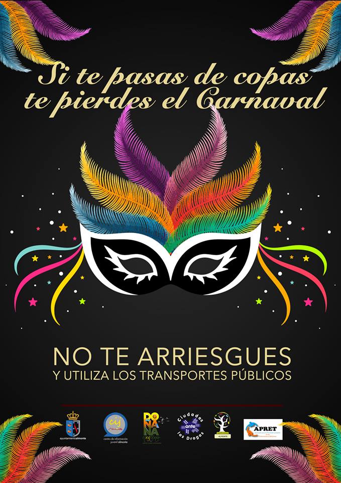 Cartel campaña juventud transporte público