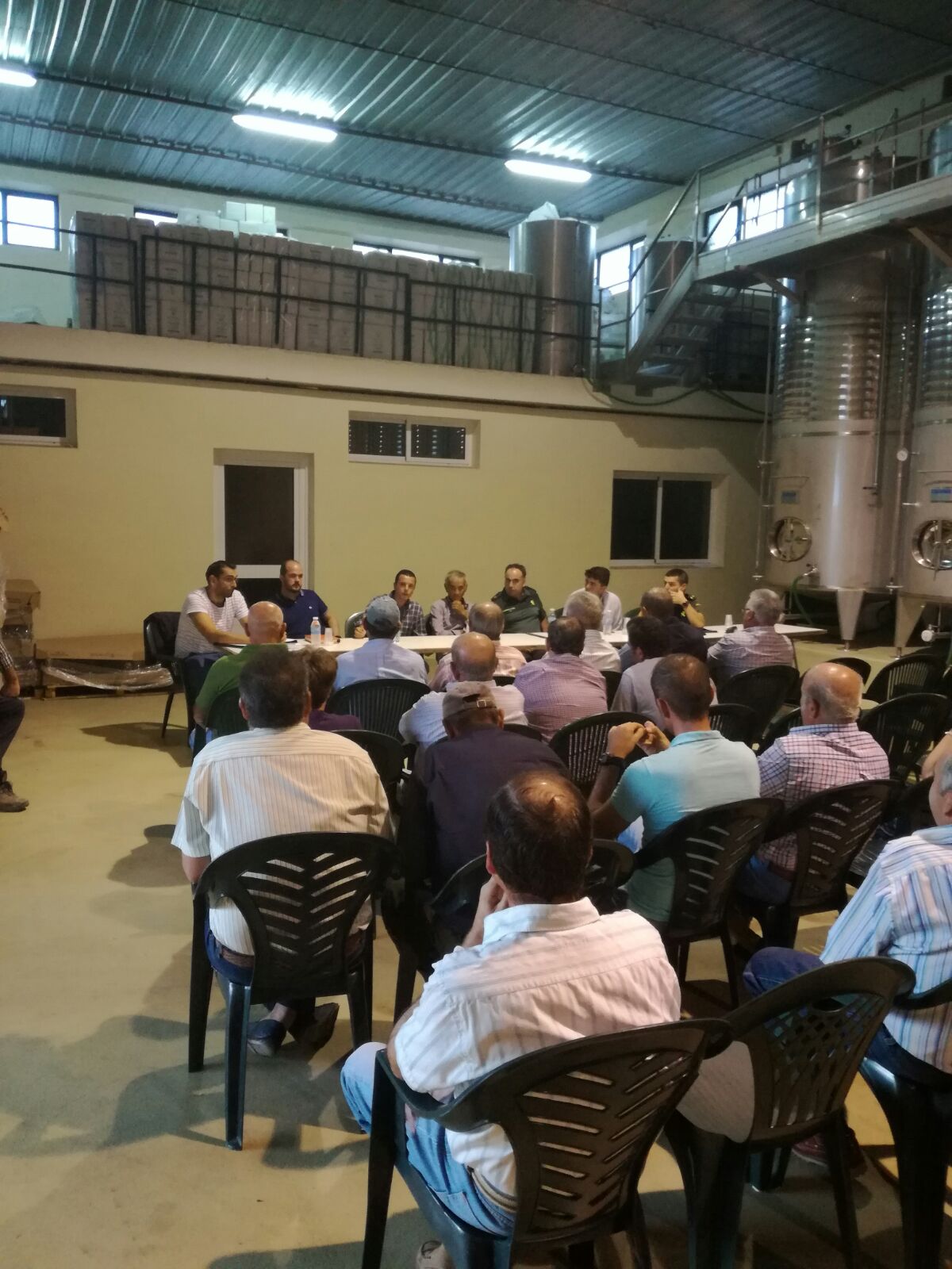 Reunión con agricultores y Grupo ROCA